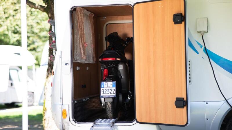 L&#039;Askoll XKP80 nel gavone del camper