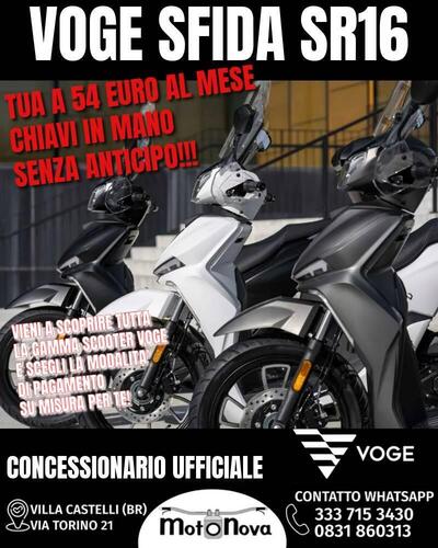 Voge Sfida SR16 125 (2025 - 26) nuova