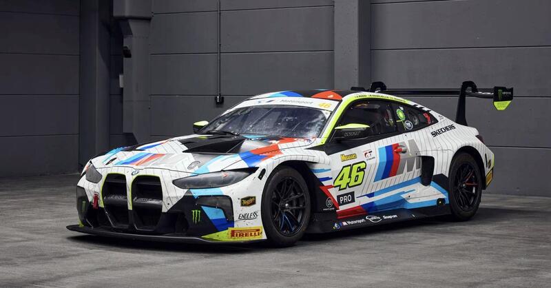 Valentino Rossi, all&#039;asta la BMW M4 GT3 di Le Mans e Bathurst: quanto vale?