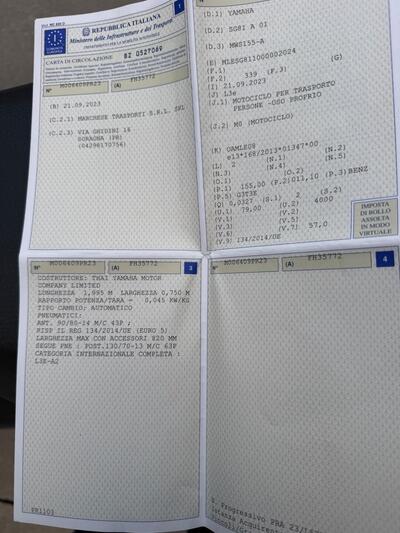 Yamaha Tricity 155 (2022 - 25) usata