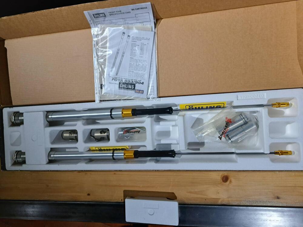 Kit cartucce OHLINS TTX per YAMAHA WR450 2009 Öhlins