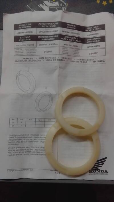 Protezione Carter Laterali HORNET 07 Honda