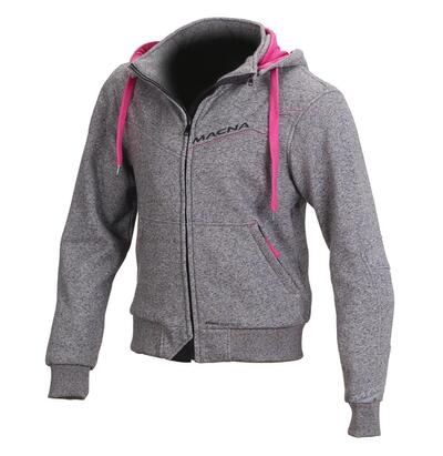 Felpa moto donna Macna Freeride con rinforzi in Fi