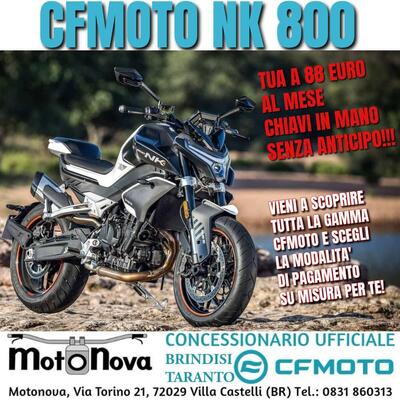 CFMOTO 800NK Advanced (2023 - 25) nuova