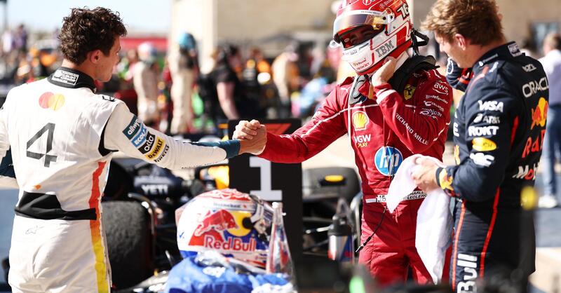 F1. Duello spettacolare ad Austin, Norris: &quot;C&rsquo;&egrave; voluto del tempo, ma ce l&rsquo;ho fatta&quot;. Leclerc: &quot;Mi sono divertito&quot;