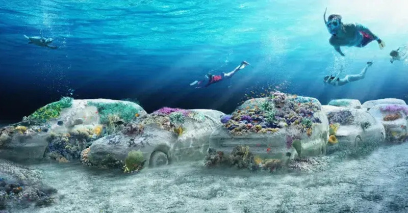 &ldquo;22 auto affondate nell&rsquo;oceano&rdquo;: il progetto incredibile che salva i coralli e trasforma il mare in un museo