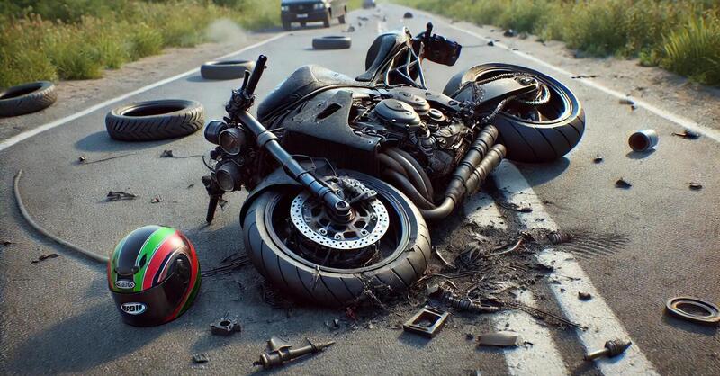 Tortol&igrave;: moto si schianta contro l&rsquo;auto da rally di un pilota finlandese