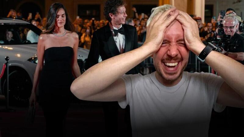 Io e Valentino Rossi sul red carpet di Misano... ma con la telecamera di Marc Marquez! [VIDEO]