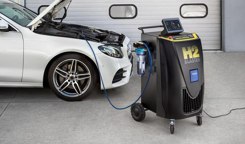 Motori pi&ugrave; puliti e longevi: TEXA lancia H2 Blaster, il trattamento che fa tornare giovane il motore