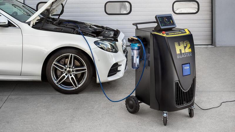 Motori pi&ugrave; puliti e longevi: TEXA lancia H2 Blaster, il trattamento che fa tornare giovane il motore