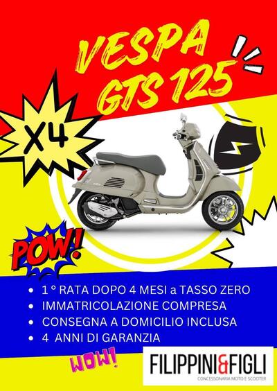 Vespa GTS 125 (2025) nuova
