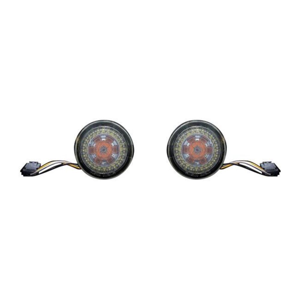 Inserti conversione a LED frecce bullet anteriori Custom Dynamics