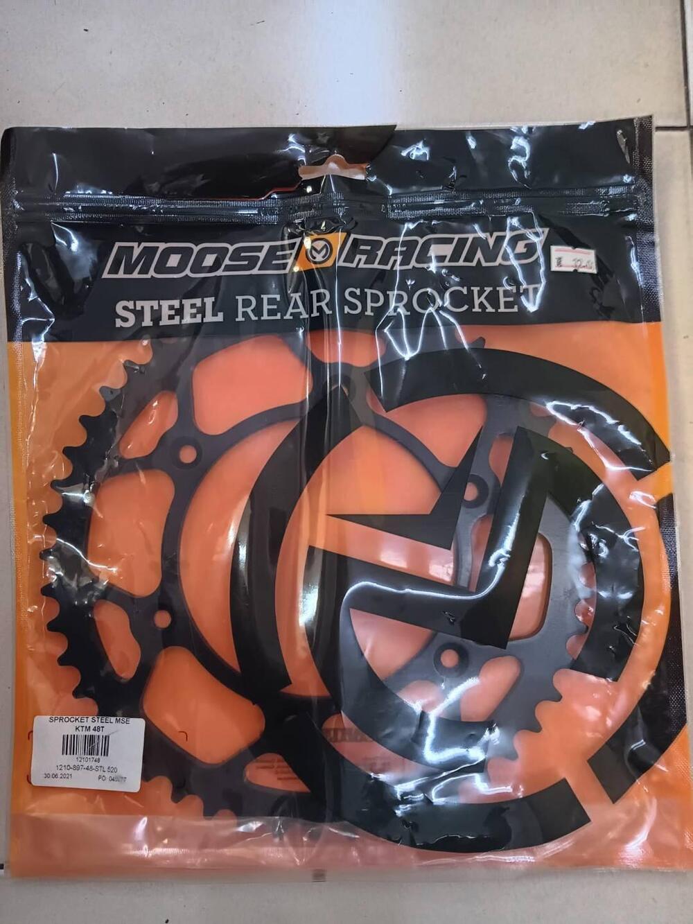 Corona posteriore in acciaio Moose Racing 48t