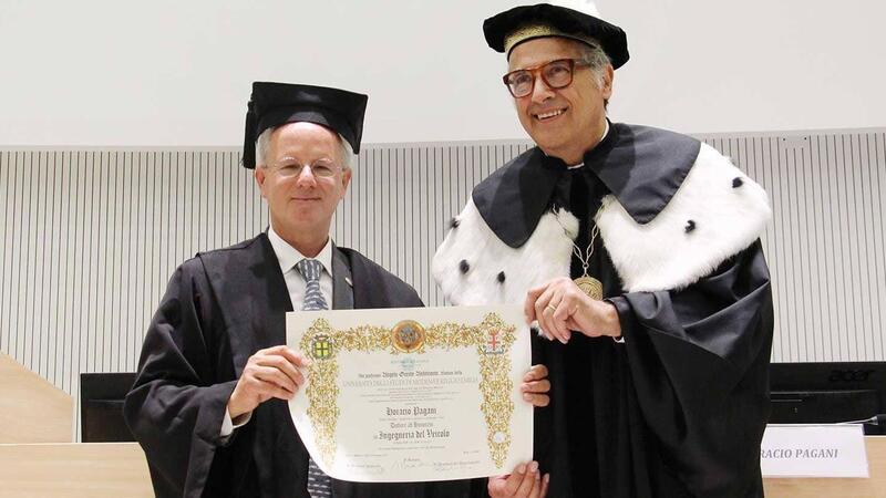 Horacio Pagani premiato dal Politecnico di Milano: &ldquo;Un genio che unisce arte e ingegneria&rdquo;