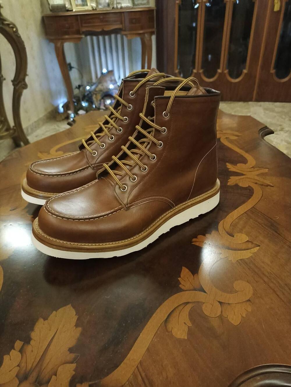 Scarponcini Uomo in pelle nr.44 come le Red W. NUO Vibram (3)