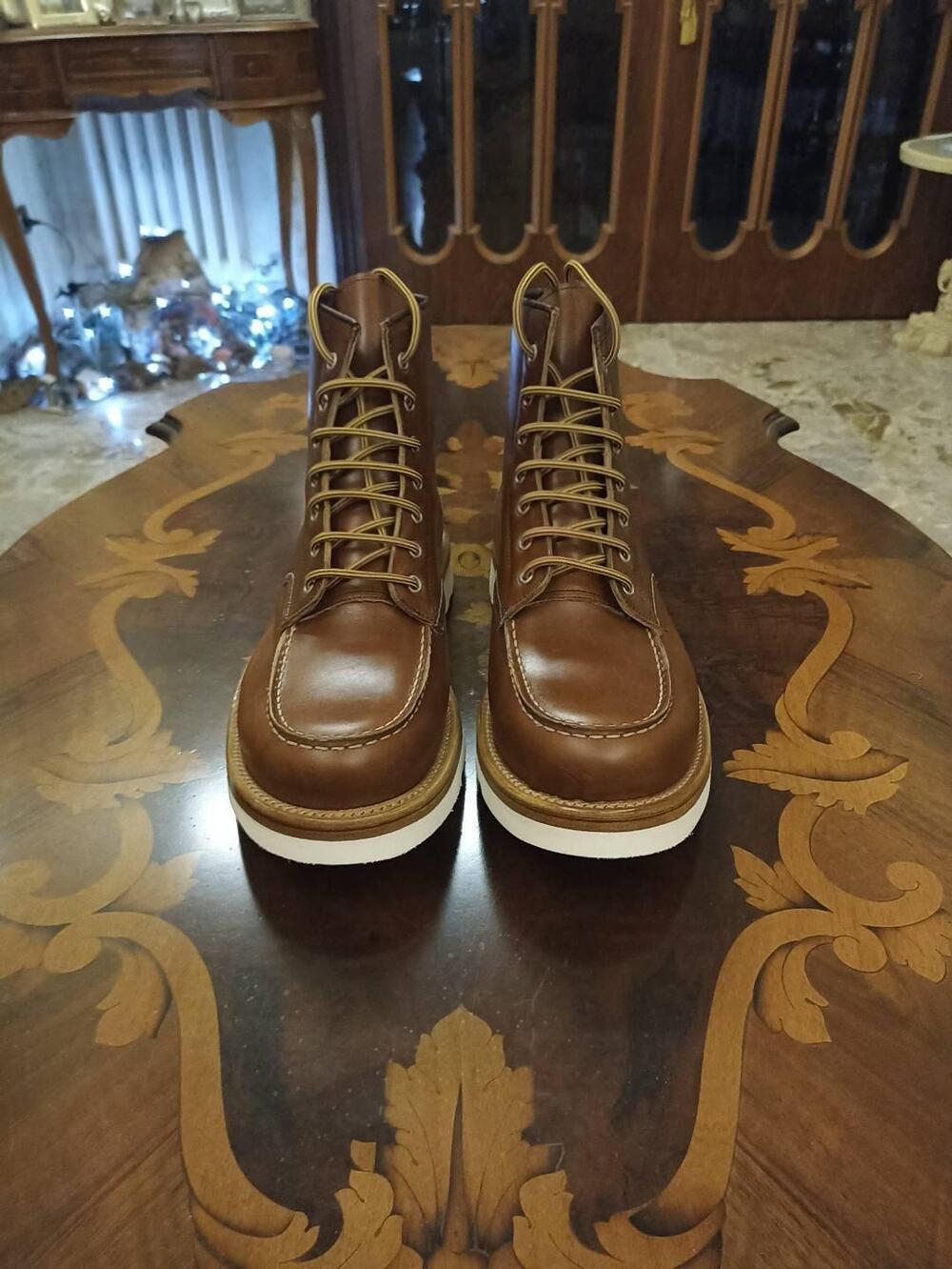 Scarponcini Uomo in pelle nr.44 come le Red W. NUO Vibram (4)