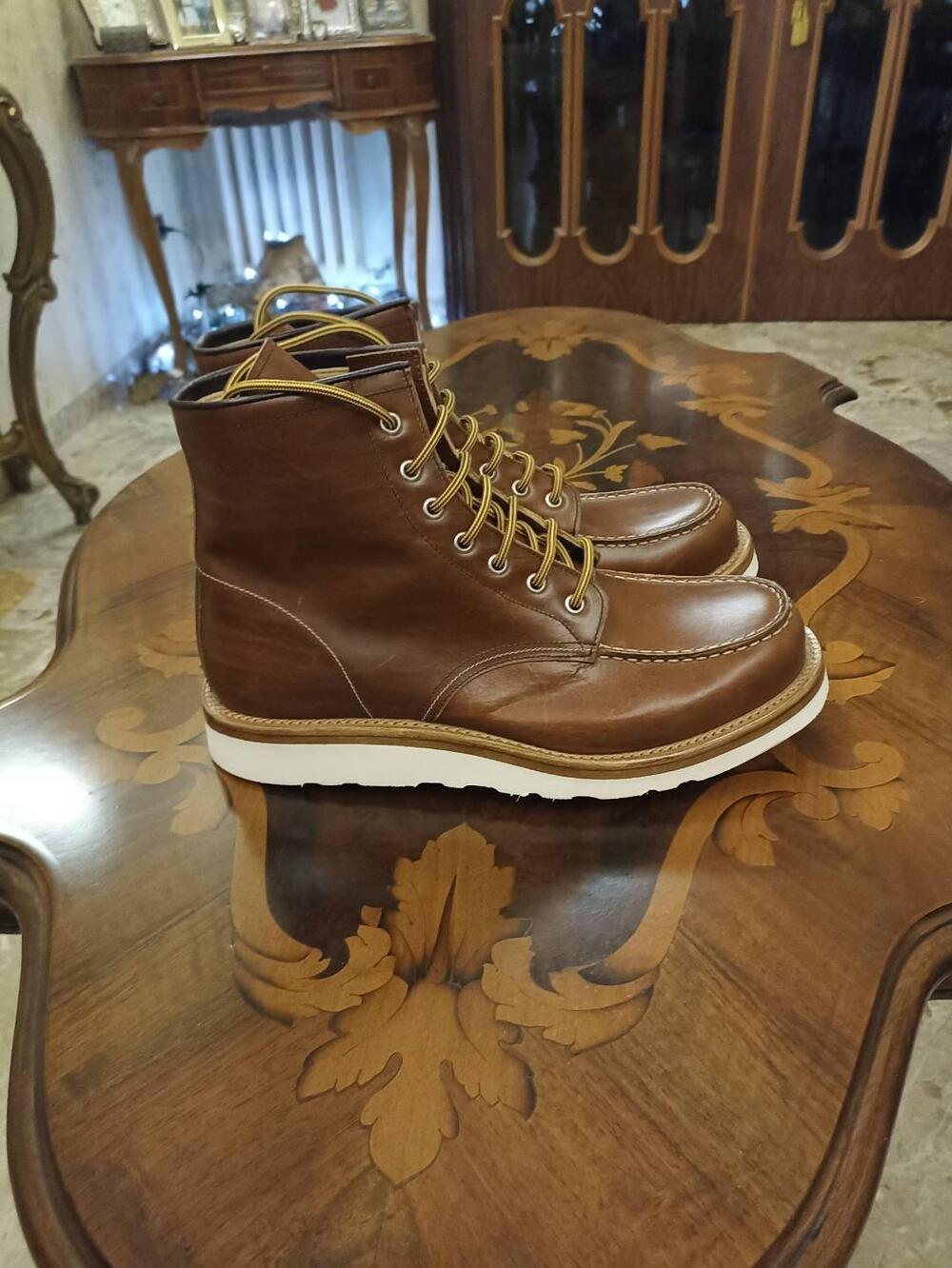 Scarponcini Uomo in pelle nr.44 come le Red W. NUO Vibram (5)