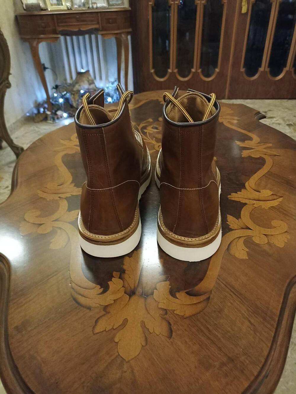 Scarponcini Uomo in pelle nr.44 come le Red W. NUO Vibram (6)