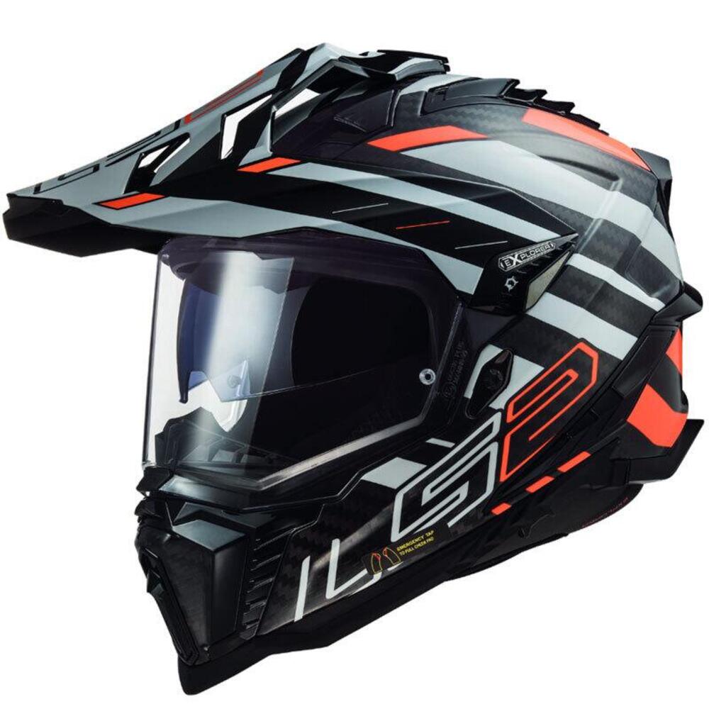 Casco Cross LS2 MX701 EXPLORER C EDGE in Carbonio