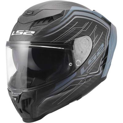 Casco Integrale LS2 FF807 Dragon Subic Blu Petroli