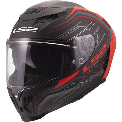 Casco Integrale LS2 FF807 Dragon Subic Rosso In Ca