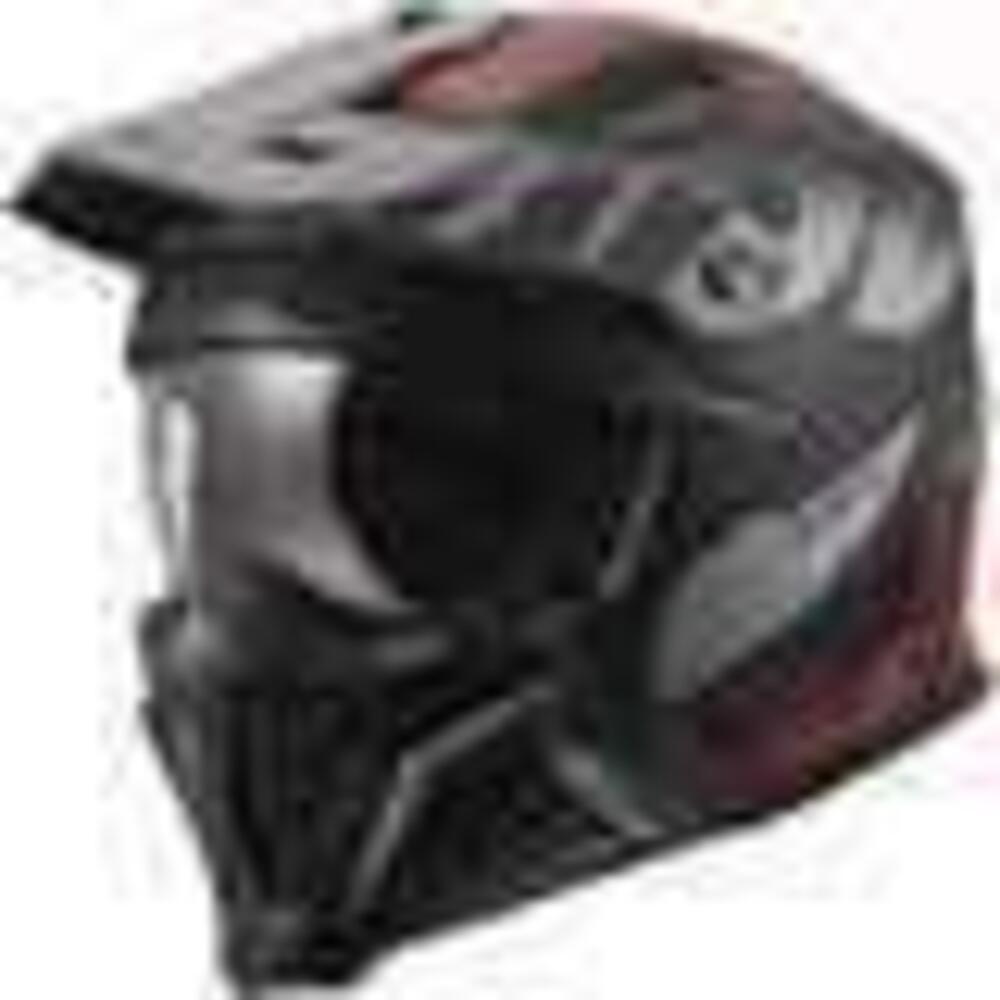 Casco Jet LS2 OF606 Drifter Gas Grigio Rosso