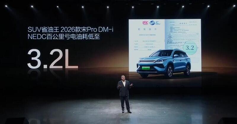 Ancora tante promesse da parte di BYD con un nuovo SUV ibrido plug-in con 1.400 km di autonomia