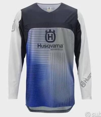Maglia Husqvarna Railed Jersey blue Taglia L nuova