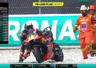 MotoGP 2025. GP della Malesia. Multato Pedro Acosta: dopo la caduta è ripartito e ha girato negli ultimi 3 minuti del Q2 [VIDEO]
