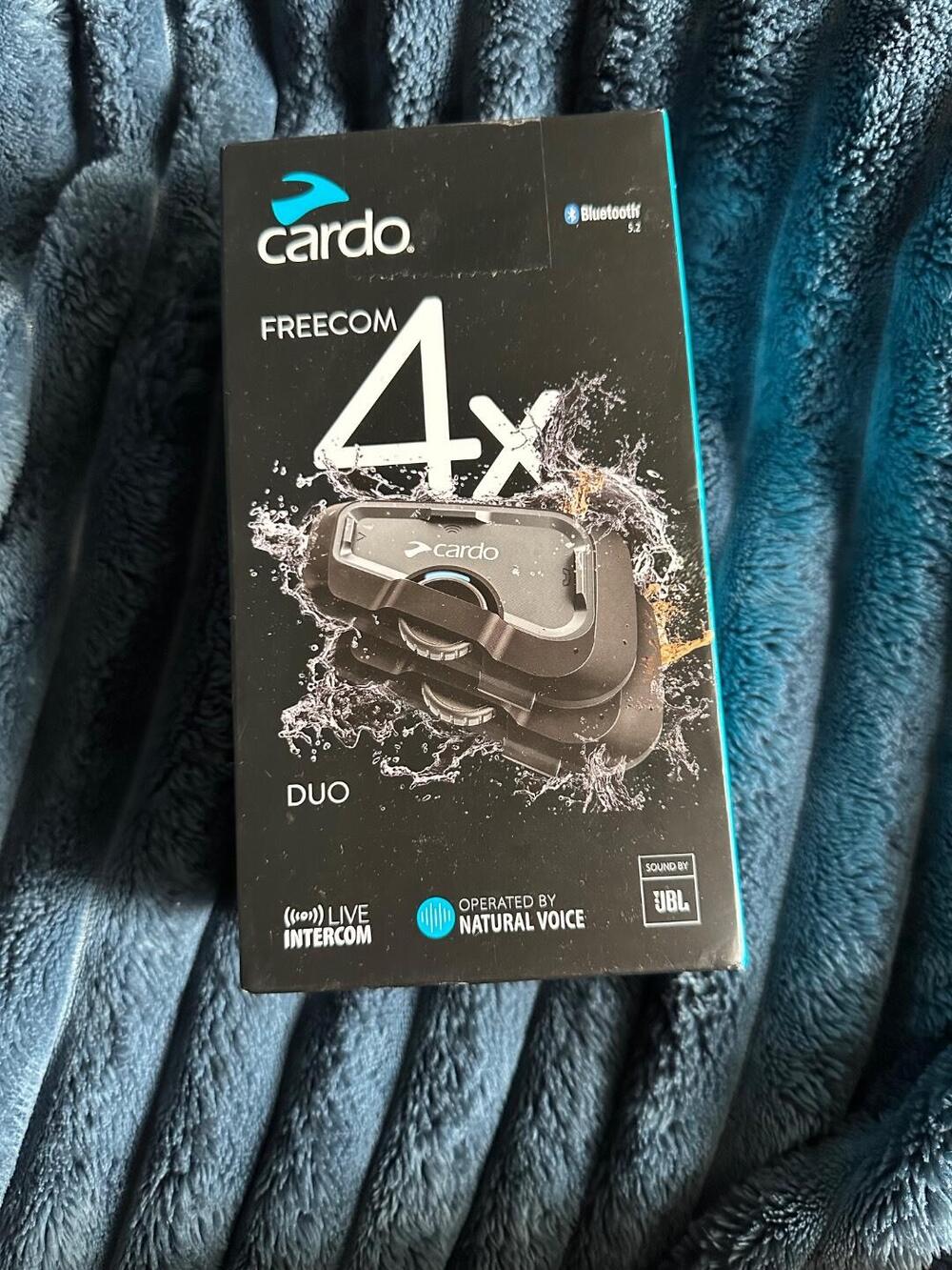 Cardo Freecom 4X Duo NUOVO, mai usato, JBL (3)