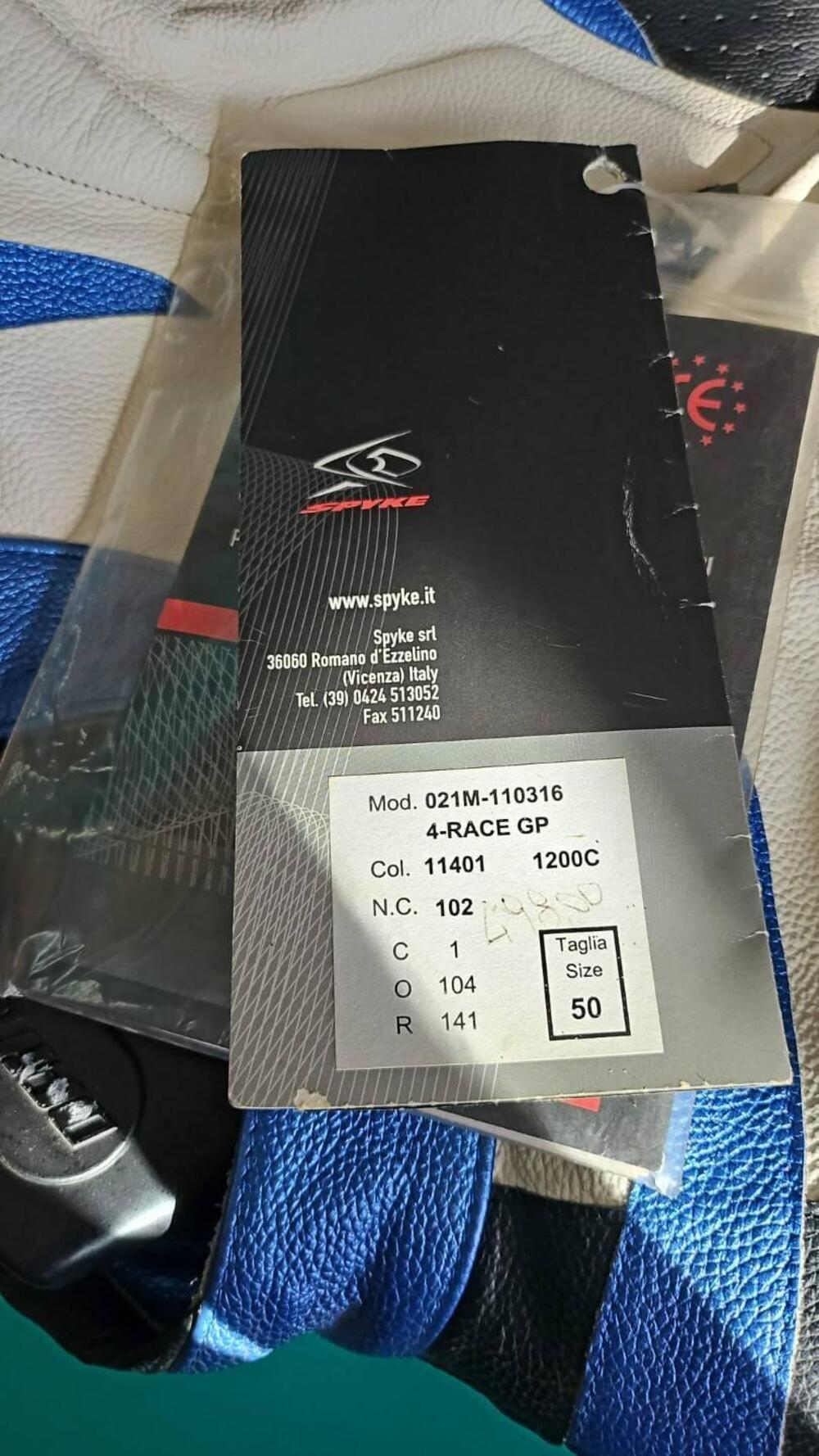 Giacca pelle moto SPyKE (3)