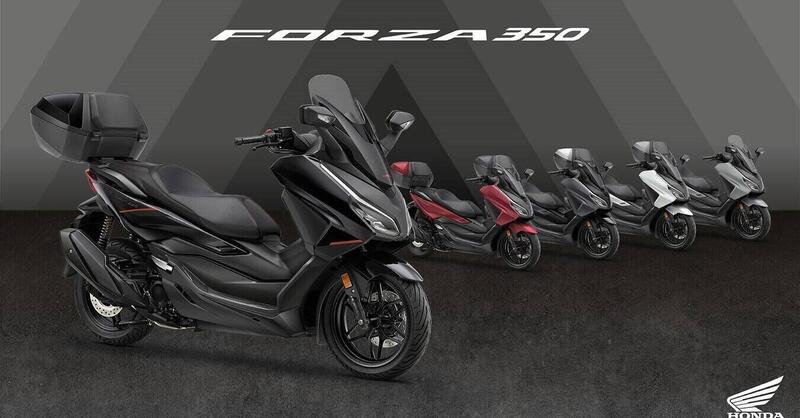 Forza 125 e 350 si rifanno il look: Honda svela le colorazioni 2026