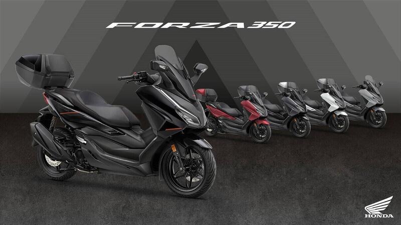 Forza 125 e 350 si rifanno il look: Honda svela le colorazioni 2026