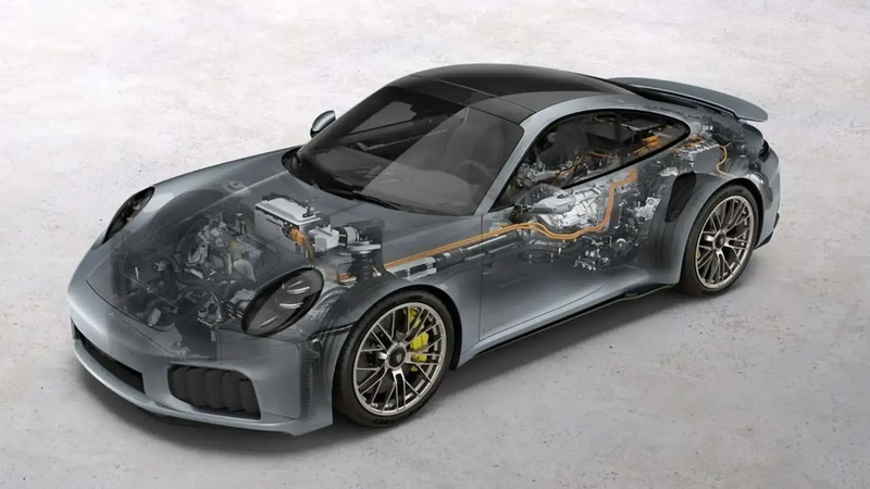 Porsche 911 Turbo S 992.2 T-Hybrid: 711 cavalli di futuro senza turbo lag [VIDEO]