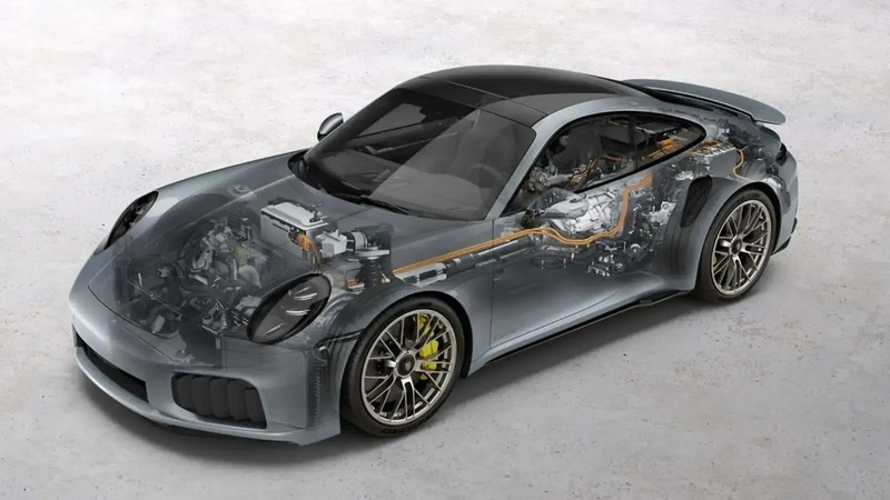 Porsche 911 Turbo S 992.2 T-Hybrid: 711 cavalli di futuro senza turbo lag [VIDEO]