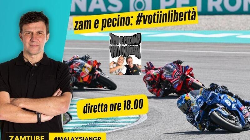 GP Malesia: voti in libert&agrave;. Con Zam e Pecino [VIDEO]