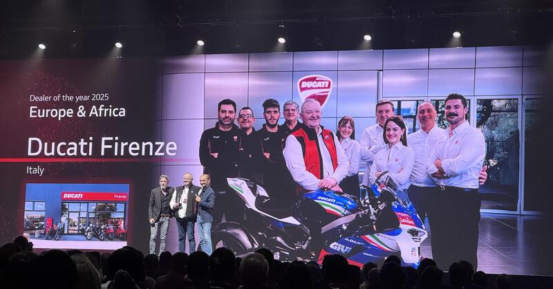 Ducati Firenze premiato come &ldquo;Best Dealer Europa e Africa 2025&rdquo;