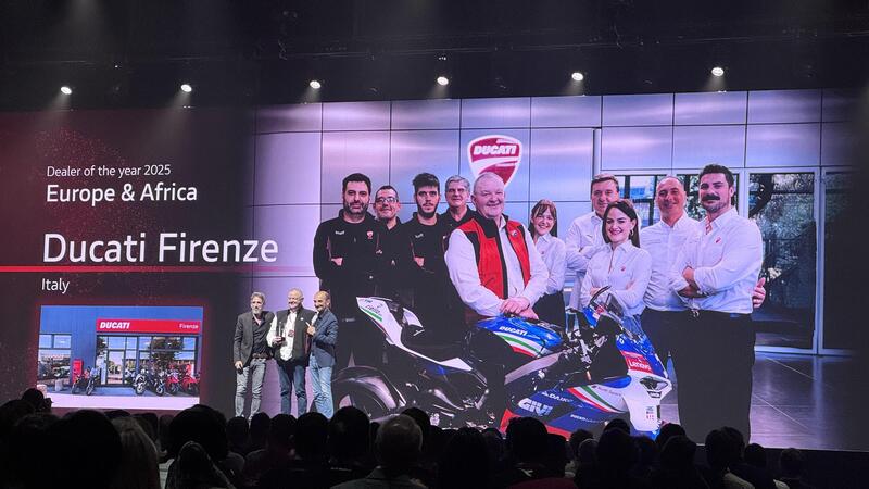Ducati Firenze premiato come &ldquo;Best Dealer Europa e Africa 2025&rdquo;