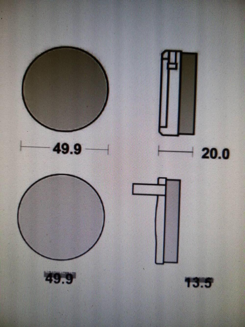 PASTIGLIE FRENO ANTERIORE HONDA KING (2)