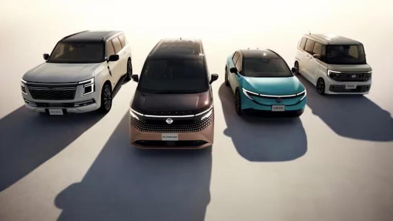 Nissan riparte alla grande: nuova Elgrand di lusso, Ariya aggiornata e il ritorno della leggendaria Patrol