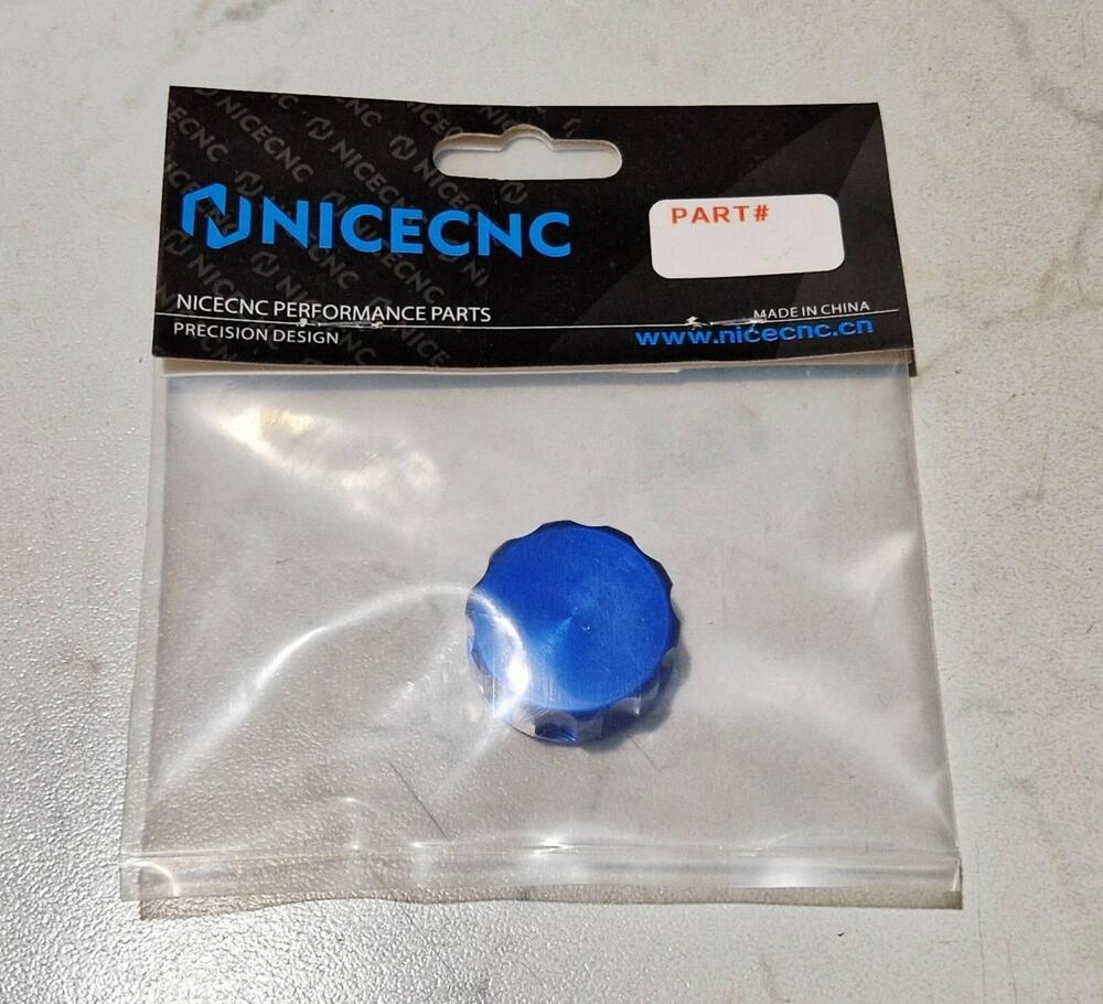 Accessori moto e scooter in ergal Blue NUOVI NICE CNC (2)