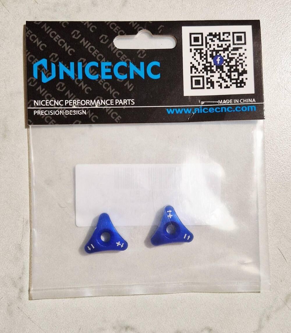 Accessori moto e scooter in ergal Blue NUOVI NICE CNC (4)
