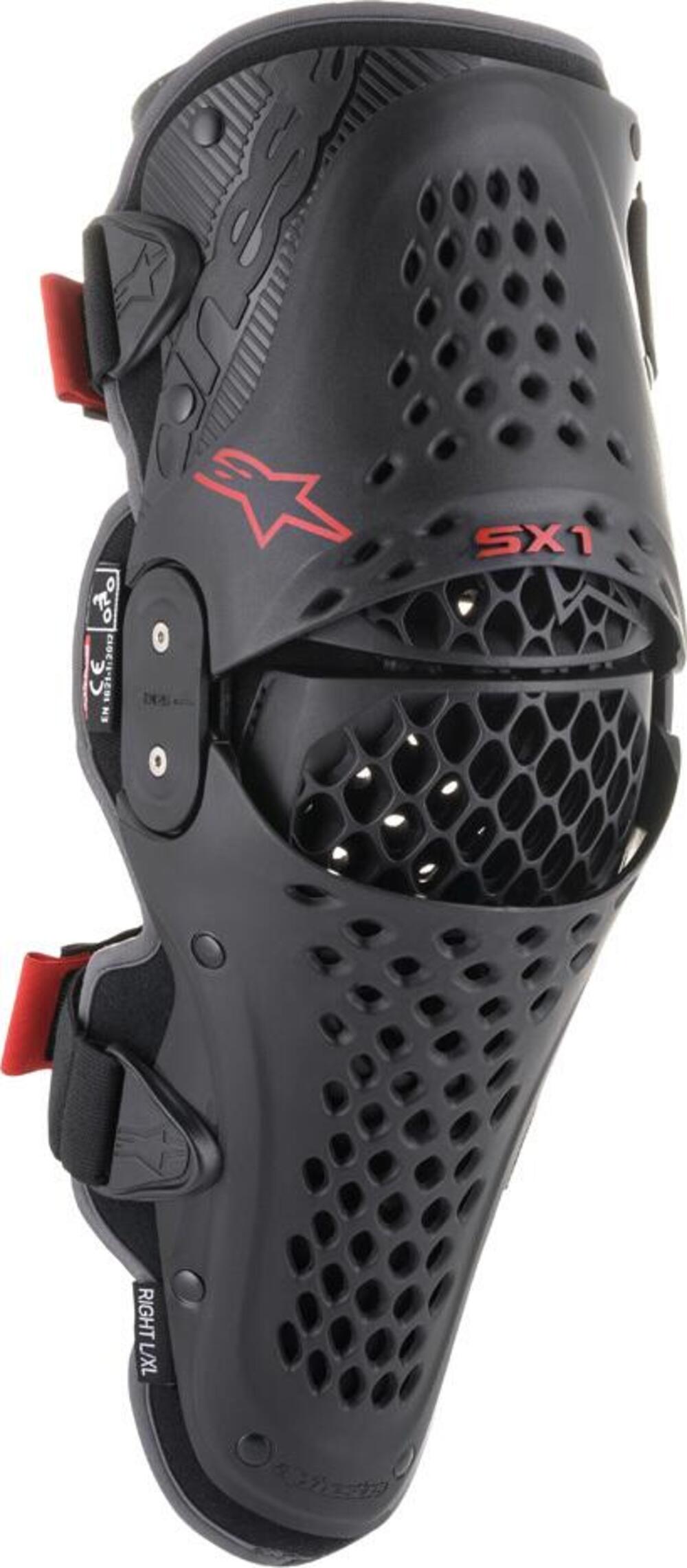 Coppia ginocchiere cross Alpinestars SX-1 v2 KNEE