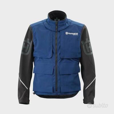 Giacca Husqvarna Gotland Jacket blu Taglia L nuova