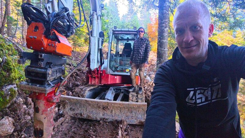 Ruspa o eMTB? Ecco come si costruisce davvero un trail in montagna! [VIDEO]