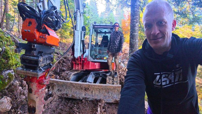 Ruspa o eMTB? Ecco come si costruisce davvero un trail in montagna! [VIDEO]