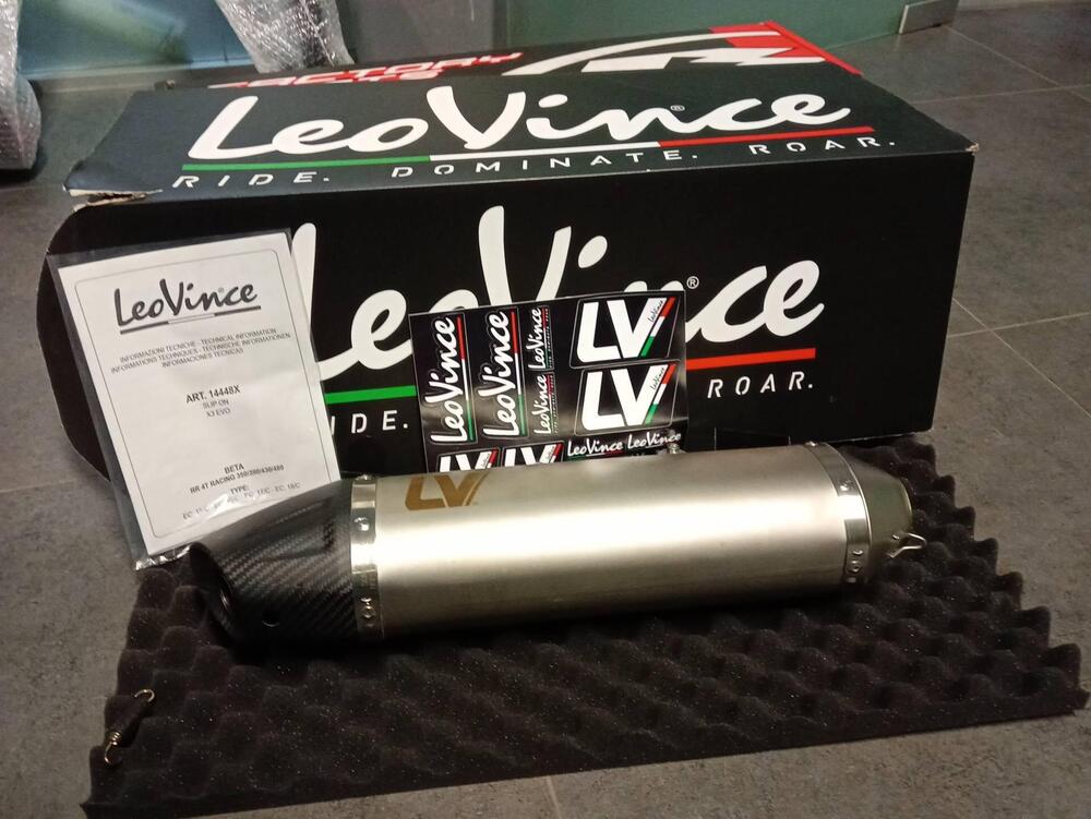 SILENZIATORE LEOVINCE PER BETA RR 4 T