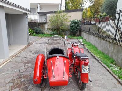 Moto Guzzi Gtv 500 sport sidecar d'epoca