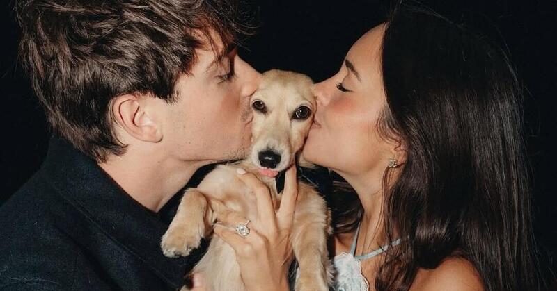 Charles Leclerc giura amore eterno, ma non alla Ferrari: proposta di matrimonio alla fidanzata Alexandra Saint Mleux