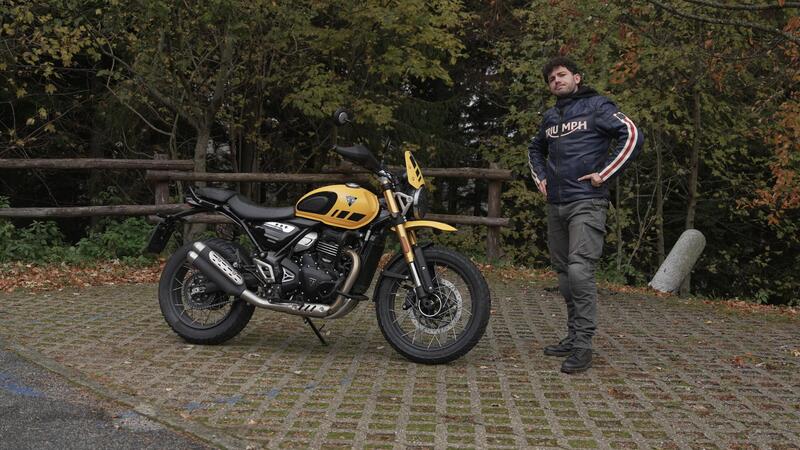 Triumph Scrambler 400 XC: il test completo della scrambler A2 che stupisce. Pro e Contro [VIDEO]
